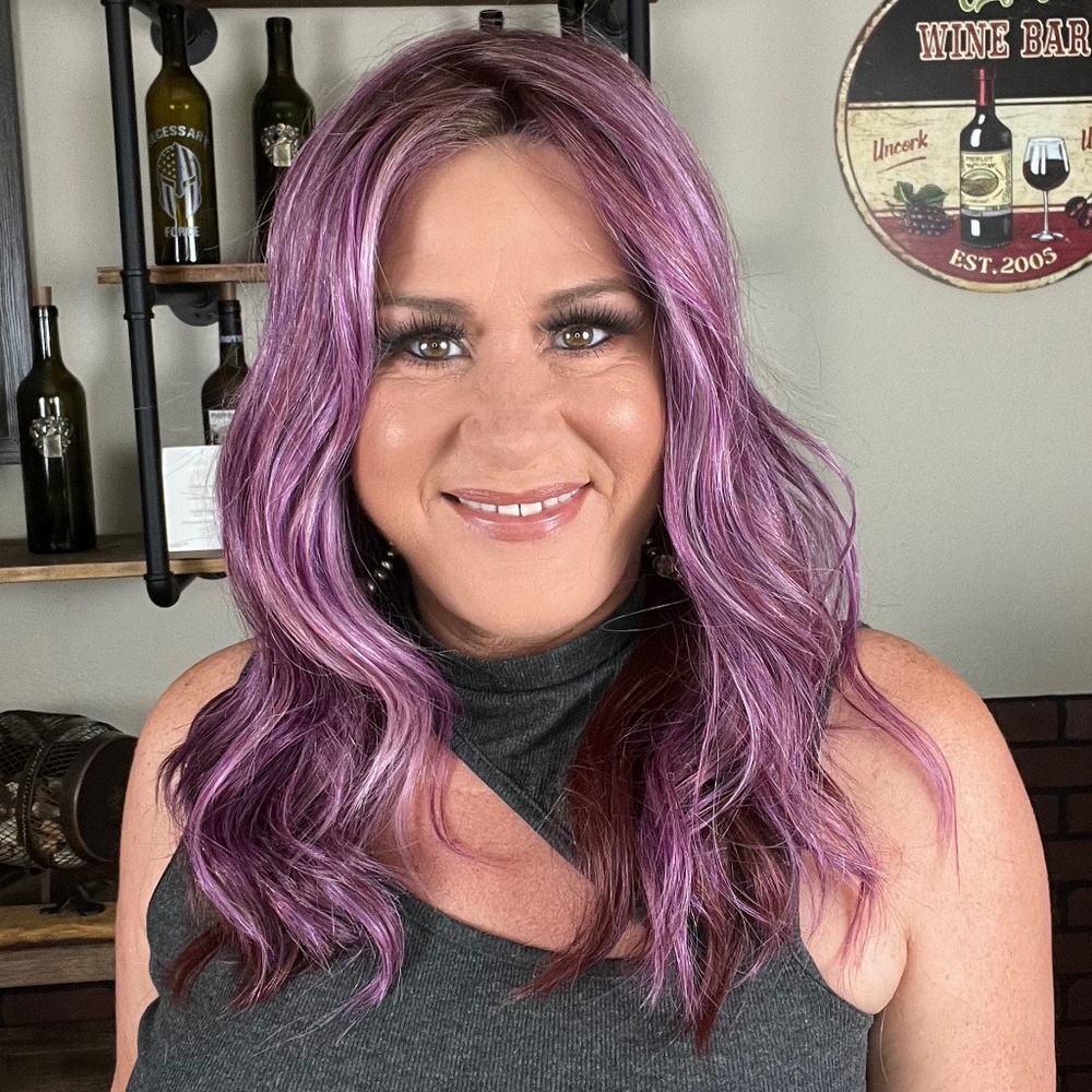 Wigs for Every Woman. Bella in Sugar Plum *DISCONTINUED COLOR*